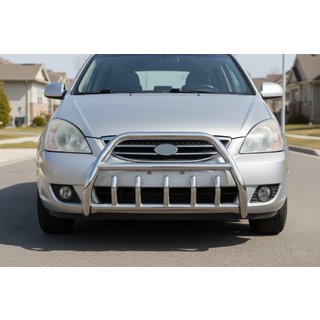 Priekšējais bullbar WT003 (nerūsējošais tērauds) foto 1
