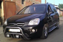 Kia Carens 1999–2012 Sānu trubas (nerūsējošā tērauda) foto 2
