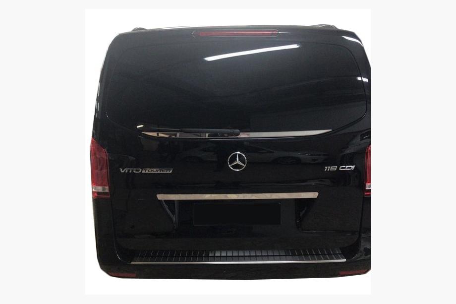 Mercedes Vito/V klase W447 2014– Aizmugurējā stikla apmale (mazais stikls) nerūsējošais tērauds OmsaLine – itāļu nerūsējošais tērauds Foto 8