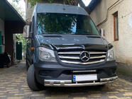 Mercedes Sprinter W906 2006–2018 Priekšējais apakšējais aizsargstienis Shark (nerūsējošais tērauds) no 2013. gada foto 2