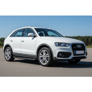Sānu sliekšņi Tayga Black (2 gab., alumīnijs) foto 1