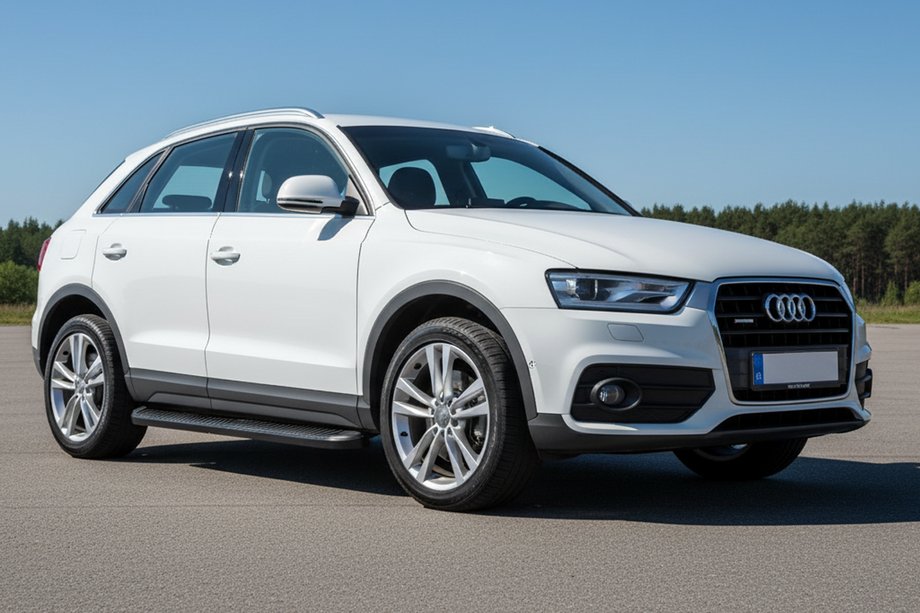 Audi Q3 2011–2019 Sānu sliekšņi Tayga Black (2 gab., alumīnijs) Image