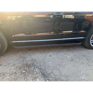 Sānu sliekšņi Tayga Black (2 gab., alumīnijs) Audi Q5 2008–2017 foto 4