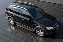 Chevrolet Captiva 2006–2019 Sānu kāpšļi Tayga Black (2 gab., alumīnijs) 2016-2019 foto 1