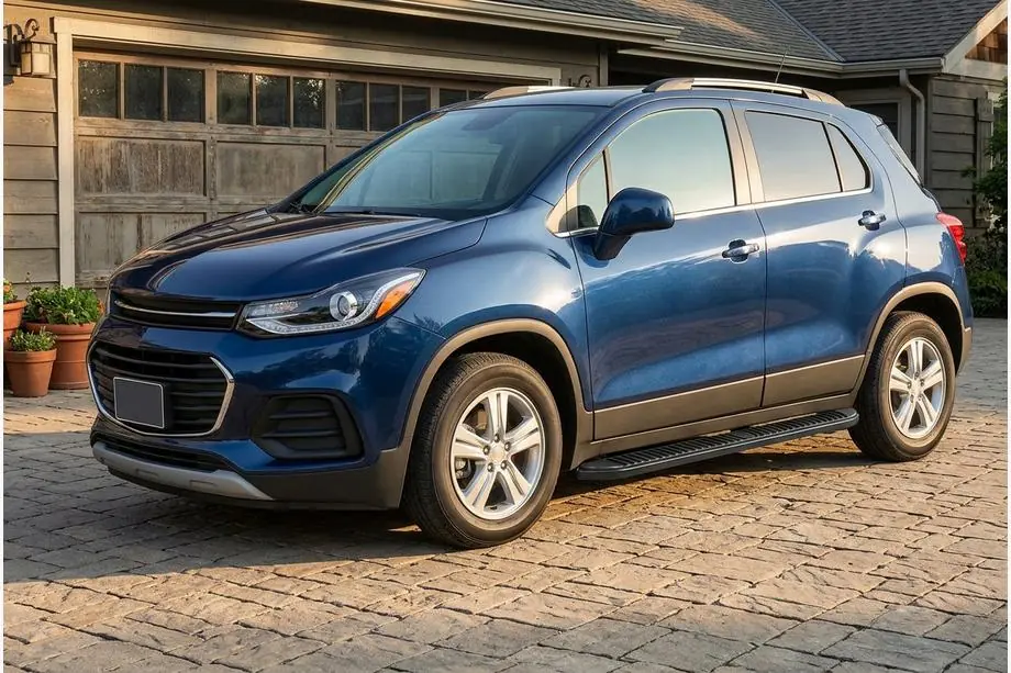 Chevrolet Trax 2012–2023 Sānu sliekšņi Tayga Black (2 gab., alumīnijs) Image