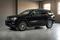 Jeep Grand Cherokee WK2 2010–2021 Sānu sliekšņi Tayga Black (2 gab., alumīnijs) foto 1
