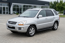 Kia Sportage 2004–2010 Sānu sliekšņi Tayga Black (2 gab., alumīnijs) foto 1