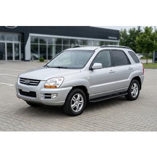 Sānu sliekšņi Tayga Black (2 gab., alumīnijs) Kia Sportage 2004–2010 foto 1