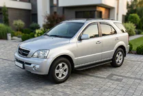 Kia Sorento I BL 2002–2009 Sānu sliekšņi Tayga Black (2 gab., alumīnijs) foto 1