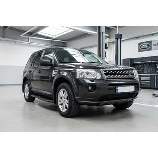 Sānu sliekšņi Tayga Black (2 gab., alumīnijs) Land Rover Freelander II 2006–2014 foto 1