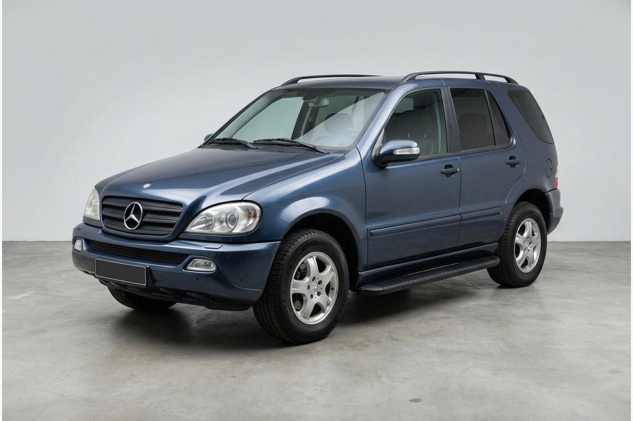 Mercedes ML W163 1997–2005 Sānu sliekšņi Tayga Black (2 gab., alumīnijs) Image