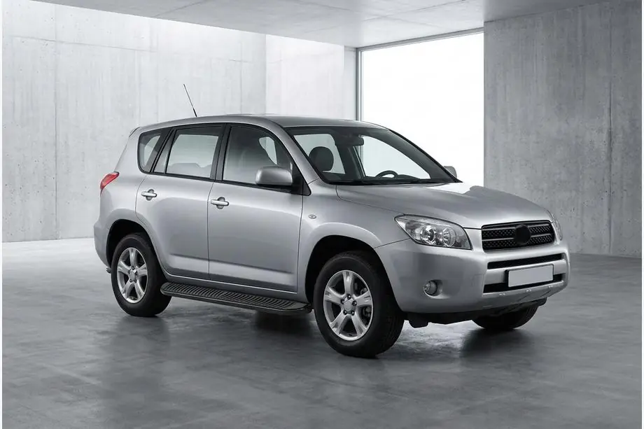 Toyota Rav 4 2006–2013 Sānu sliekšņi Tayga Black (2 gab., alumīnijs) Image