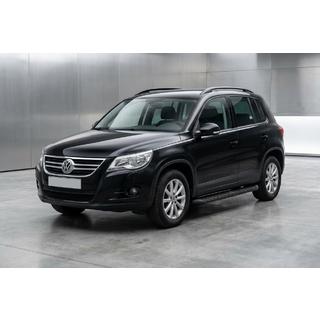 Sānu sliekšņi Tayga Black (2 gab., alumīnijs) foto 1