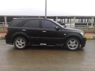 Kia Sorento I BL 2002–2009 Meliset sānu sliekšņi (2 gab., krāsošanai) foto 1