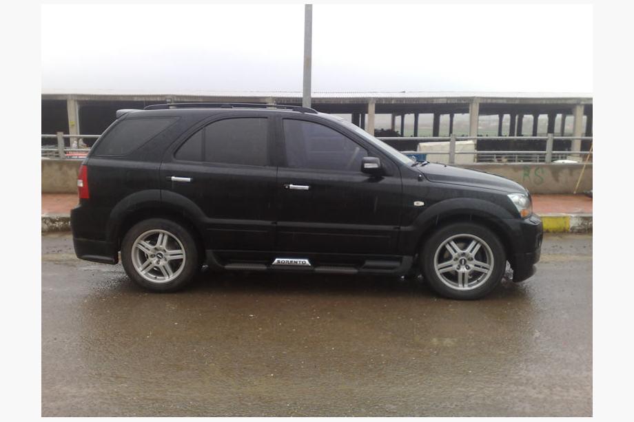 Kia Sorento I BL 2002–2009 Meliset sānu sliekšņi (2 gab., krāsošanai) Image