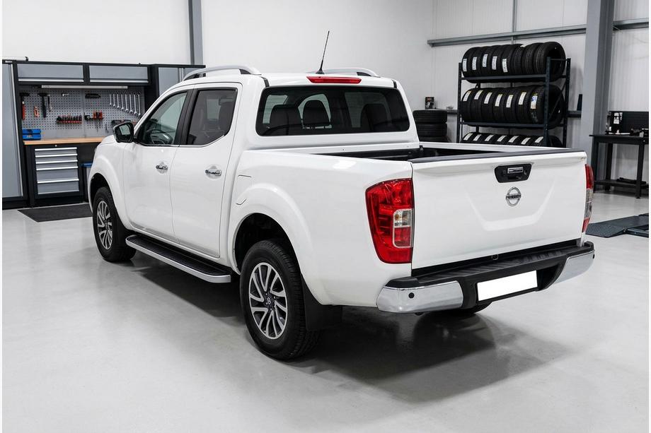 Nissan Navara/NP300 2016– Sānu sliekšņi Tayga Grey (2 gab., alumīnijs) Image