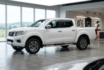 Nissan Navara/NP300 2016– Sānu sliekšņi Tayga V2 (2 gab., alumīnija) foto 1