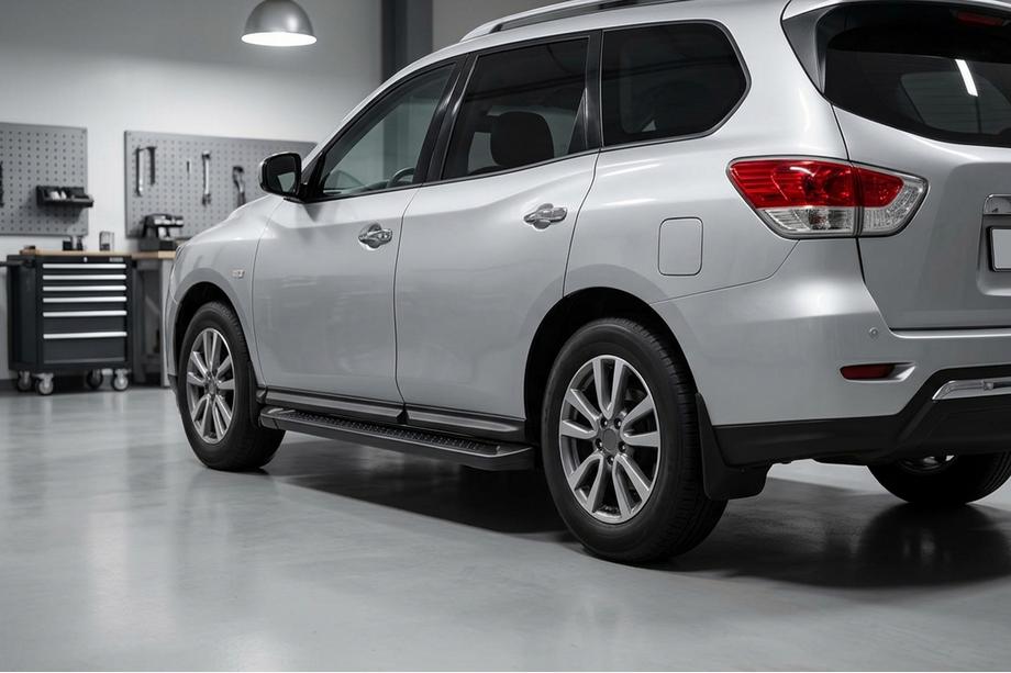 Nissan Pathfinder R52 2012–2021 Sānu pakāpieni Allmond Black (2 gab., alumīnijs) Image