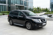 Nissan Pathfinder R52 2012–2021 Sānu pakāpieni Allmond Grey (2 gab., alumīnijs) foto 1