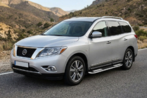 Nissan Pathfinder R52 2012–2021 Sānu pakāpieni Tayga V2 (2 gab., alumīnijs) foto 1