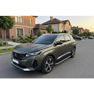 Sānu sliekšņi Tayga Grey (2 gab., alumīnijs) Peugeot 3008 2016–2023 foto 1