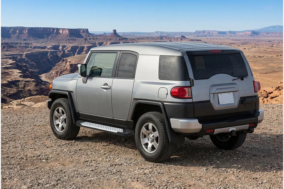 Toyota FJ Cruiser 2006–2022 Sānu pakāpieni Allmond Grey (2 gab., alumīnijs) Image