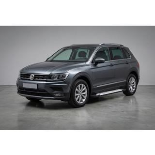 Sānu pakāpieni Allmond Grey (2 gab., alumīnijs) Volkswagen Tiguan 2016–2023 foto 1