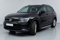 Volkswagen Tiguan 2016–2023 Sānu sliekšņi Line (2 gab., alumīnijs) foto 1