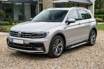 Volkswagen Tiguan 2016–2023 Sānu sliekšņi Sunrise (2 gab., alumīnijs) foto 1