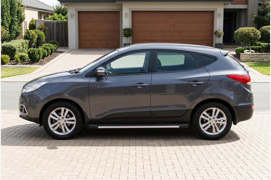Hyundai IX-35 2010–2015 Sānu sliekšņi Maya V1 (2 gab., alumīnijs) Image