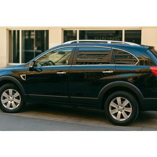 Logu augšējās apdares līstes (6 gab., nerūsējošais tērauds) Chevrolet Captiva 2006–2019 foto 1