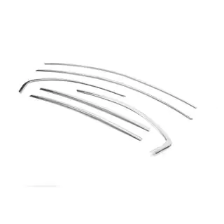 Logu augšējās apdares līstes (6 gab., nerūsējošais tērauds) Chevrolet Captiva 2006–2019 foto 3