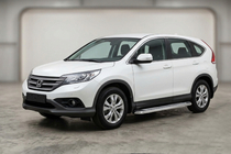 Honda CRV 2012–2016 Sānu pakāpieni Maydos V2 (2 gab., alumīnijs/nerūsējošais tērauds) foto 1