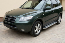 Hyundai Santa Fe 2 2006–2012 Sānu pakāpieni Maydos V2 (2 gab., alumīnijs/nerūsējošais tērauds) foto 1