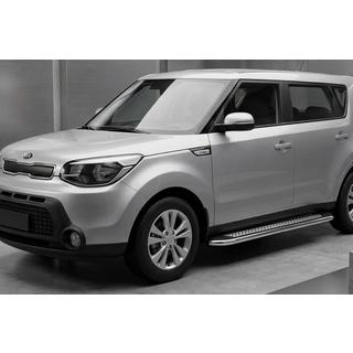 Sānu pakāpieni Maydos V2 (2 gab., alumīnijs/nerūsējošais tērauds) Kia Soul II 2013–2018 foto 1