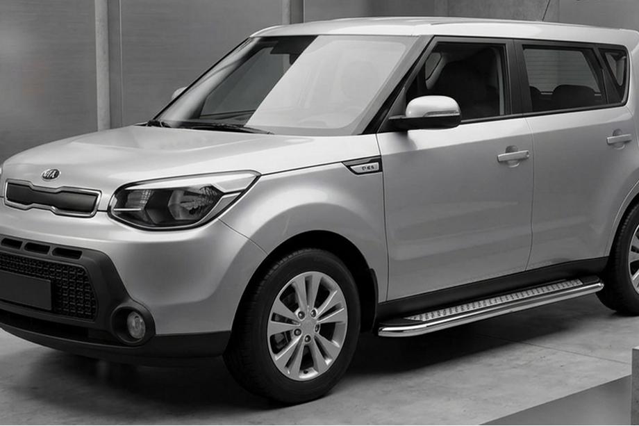 Kia Soul II 2013–2018 Sānu pakāpieni Maydos V2 (2 gab., alumīnijs/nerūsējošais tērauds) Image