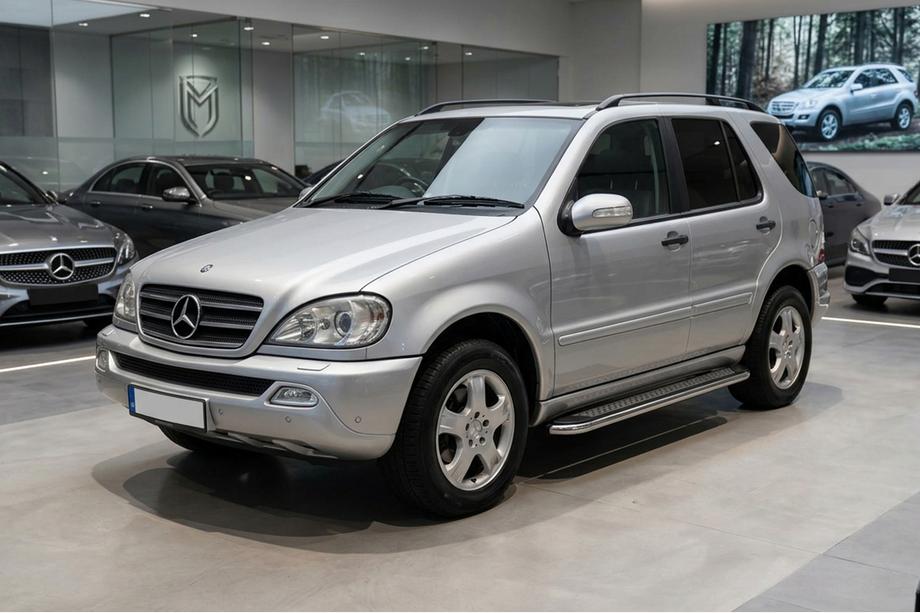 Mercedes ML W163 1997–2005 Sānu pakāpieni Maydos V2 (2 gab., alumīnijs/nerūsējošais tērauds) Foto 1