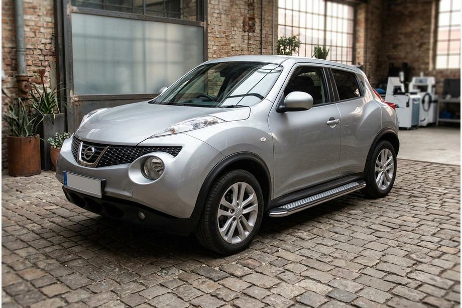 Nissan Juke 2010–2019 Sānu pakāpieni Maydos V2 (2 gab., alumīnijs/nerūsējošais tērauds) Image