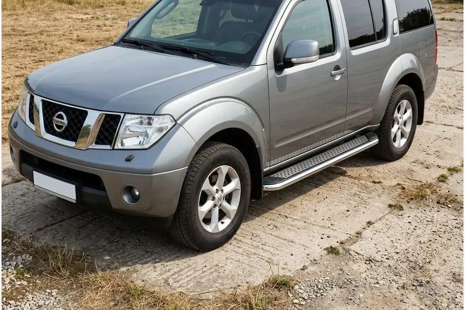 Nissan Pathfinder R51 2005–2014 Sānu pakāpieni Maydos V2 (2 gab., alumīnijs/nerūsējošais tērauds) Foto 1