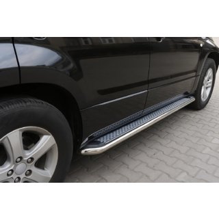 Sānu pakāpieni Maydos V2 (2 gab., alumīnijs/nerūsējošais tērauds) Suzuki Grand Vitara 2005–2017 foto 1