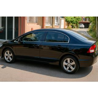 Pilns logu apmales komplekts (12 gab., nerūsējošais tērauds) Honda Civic Sedan VIII 2006–2011 foto 1