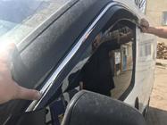 Fiat Doblo II 2010–2022 Logu vēja deflektori ar hromētu līsti (4 gab., Niken) foto 7