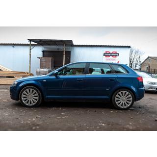 Apakšējās logu līstes (nerūsējošais tērauds) Audi A3 2003–2012 foto 2