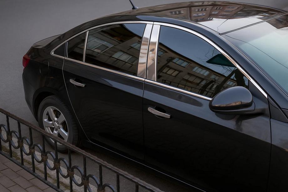 Chevrolet Cruze 2009–2015 Durvju statņu uzlikas (6 gab., nerūsējošais tērauds) Image