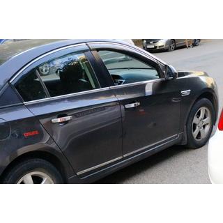 Nerūsējošā tērauda durvju moldingu uzlikas Chevrolet Cruze 2009–2015 foto 3