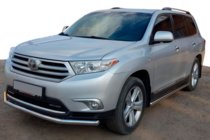 Toyota Highlander 2008–2013 Priekšējais aizsargstienis ST008 (2010-2013, nerūsējošais tērauds) foto 1