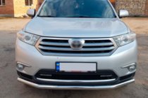 Toyota Highlander 2008–2013 Priekšējais aizsargstienis ST008 (2010-2013, nerūsējošais tērauds) foto 4