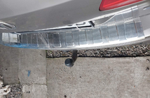 Volkswagen Passat B7 2012–2015 Aizmugurējā bufera aizsarguzlika Carmos (SW, nerūsējošais tērauds) foto 8