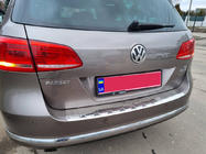 Volkswagen Passat B7 2012–2015 Aizmugurējā bufera aizsarguzlika Carmos (SW, nerūsējošais tērauds) foto 4