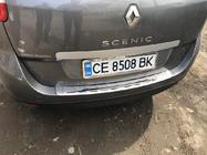 Renault Scenic/Grand 2009–2016 Aizmugurējā bampera uzlika Carmos (Grand, nerūsējošais tērauds) foto 2